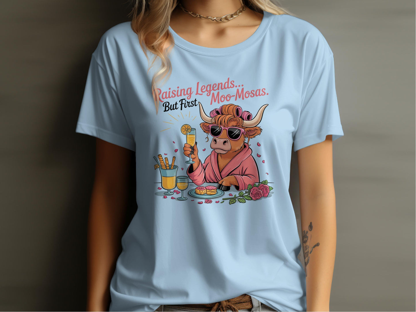 Raising Legends But First Moo Mosas T-shirt product