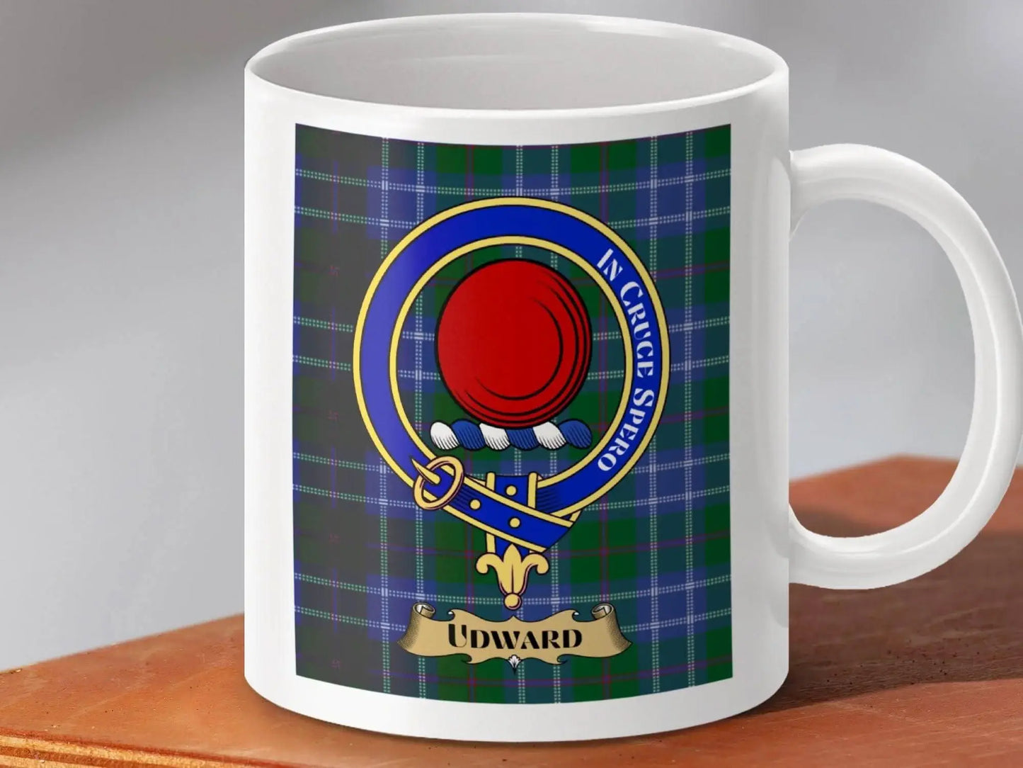 Clan Udvard Tartan Crest Mug Scottish Heritage product