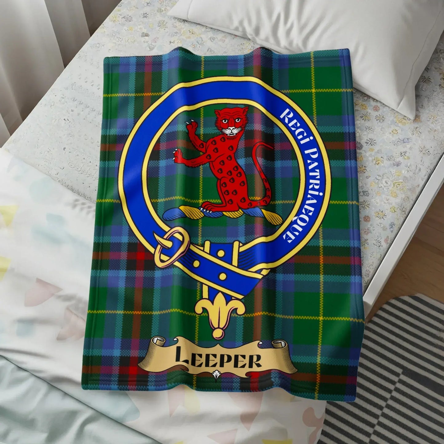 Vibrant Tartan Plaid Design Leeper Bed Linen product type