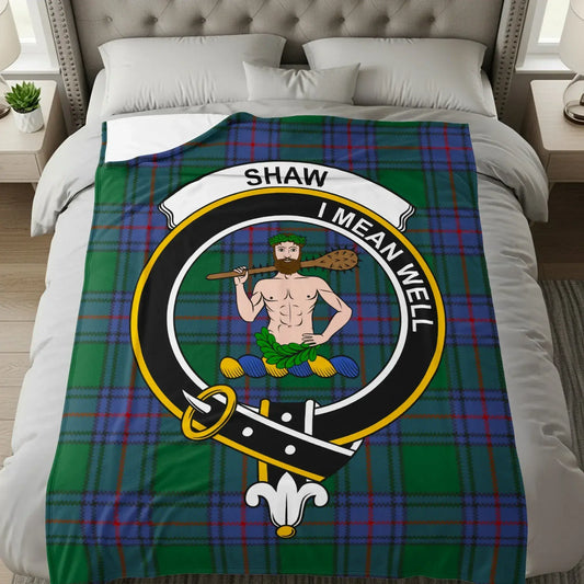 Shaw I Mean Well Plaid Design Blanket product