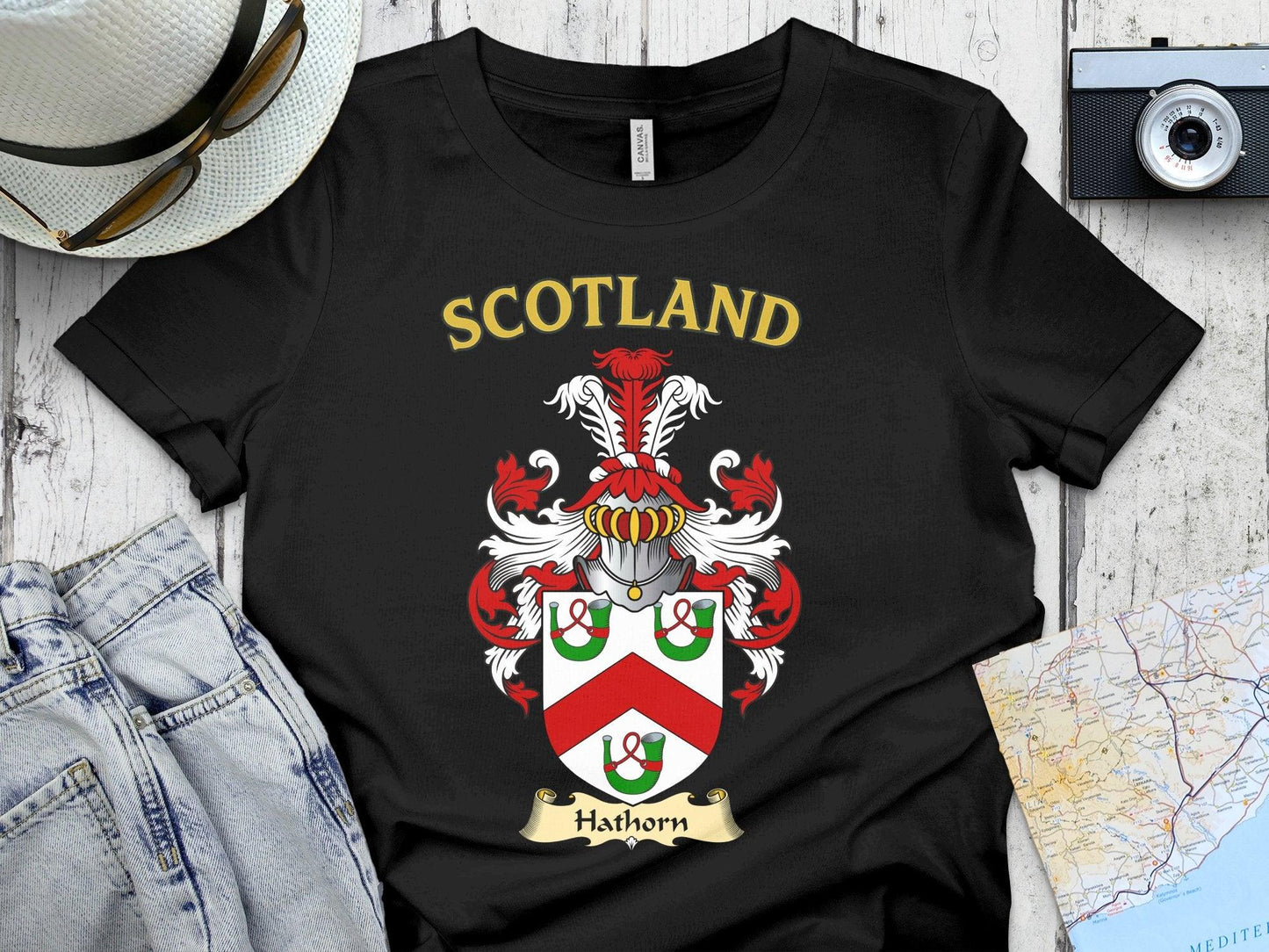 Scotland Hathorn Crest Design T-shirt product