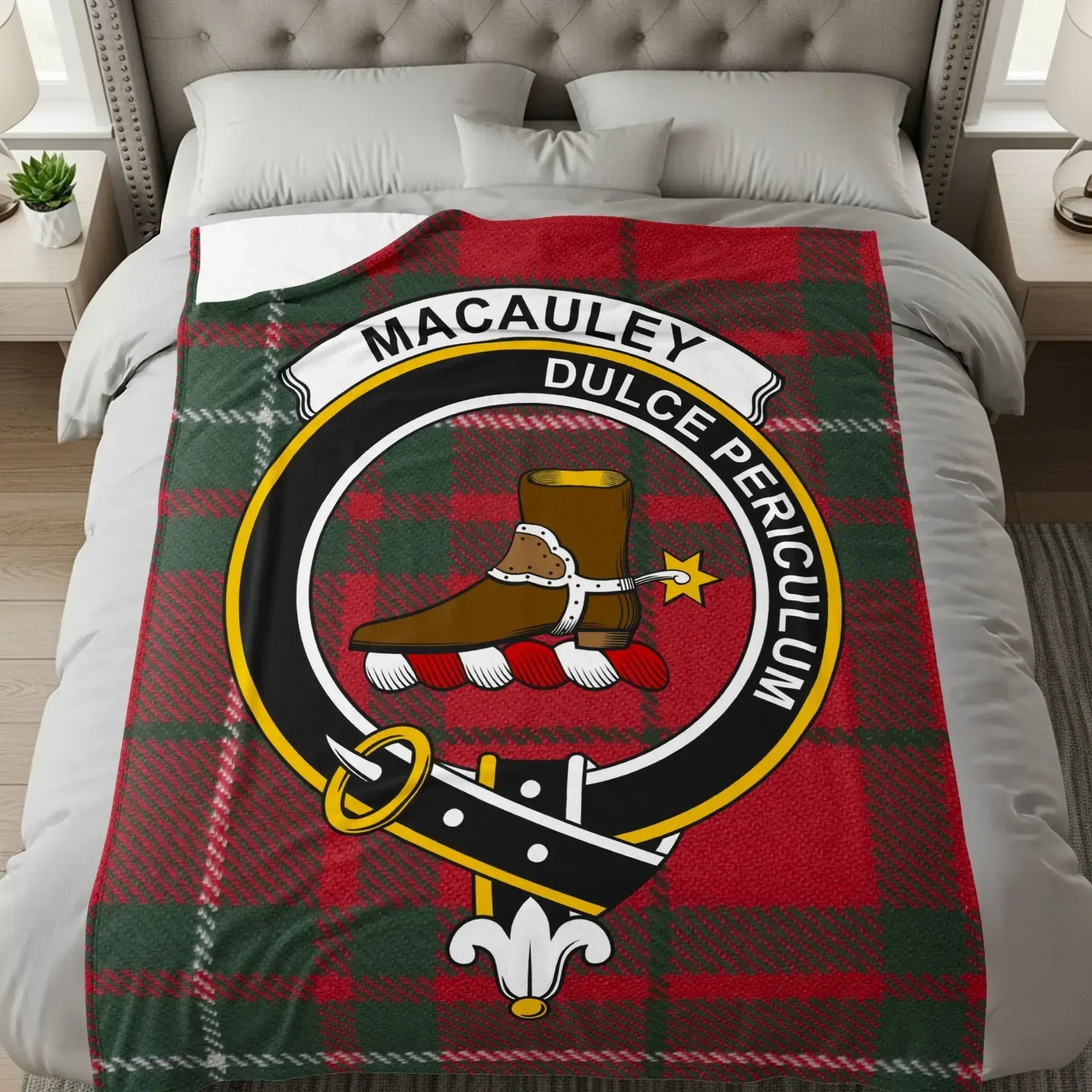 MacAuley Dulce Periculum Tartan Plaid Blanket product