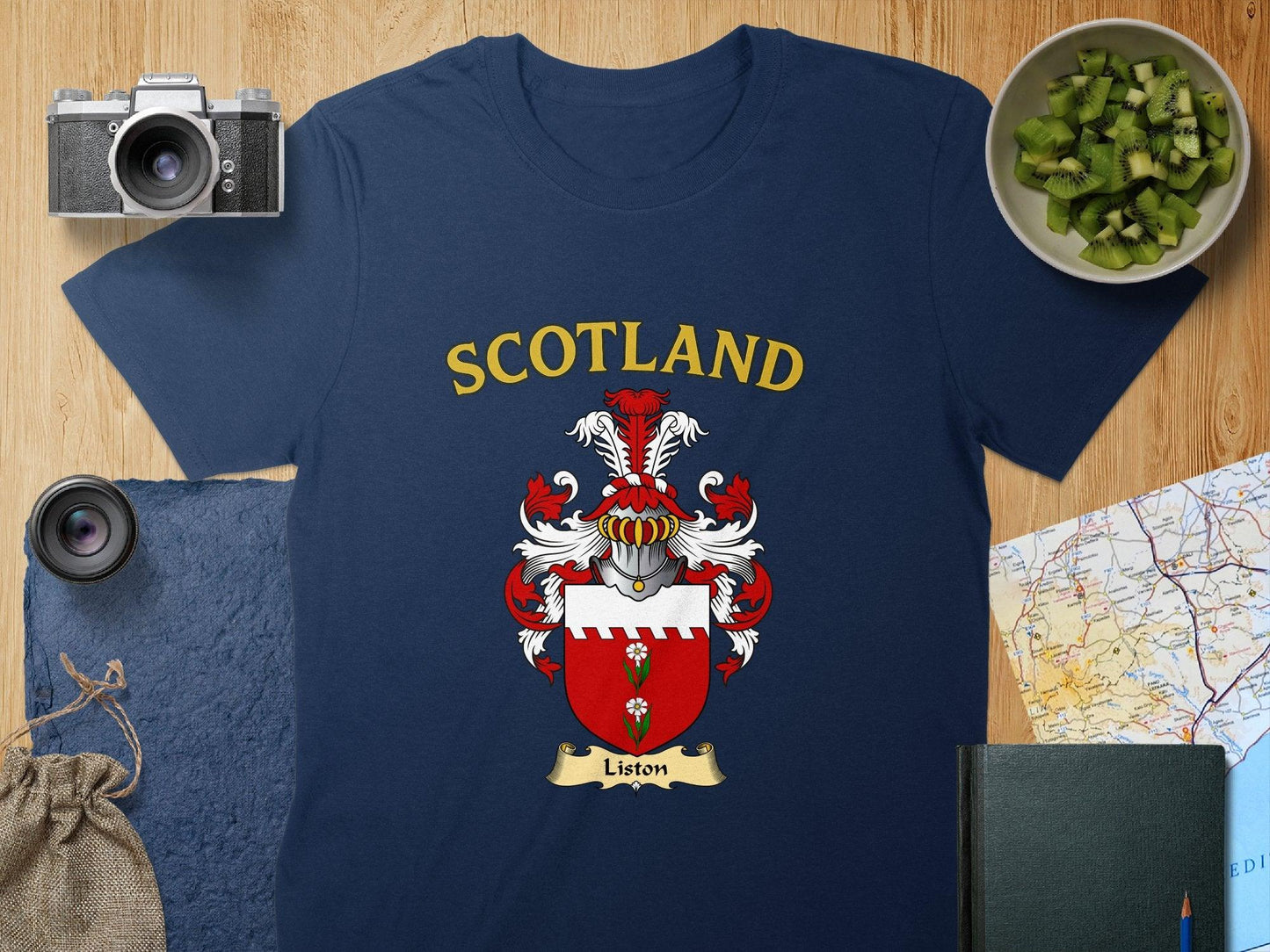 Scotland Liston Heraldic Crest Design T-shirt product