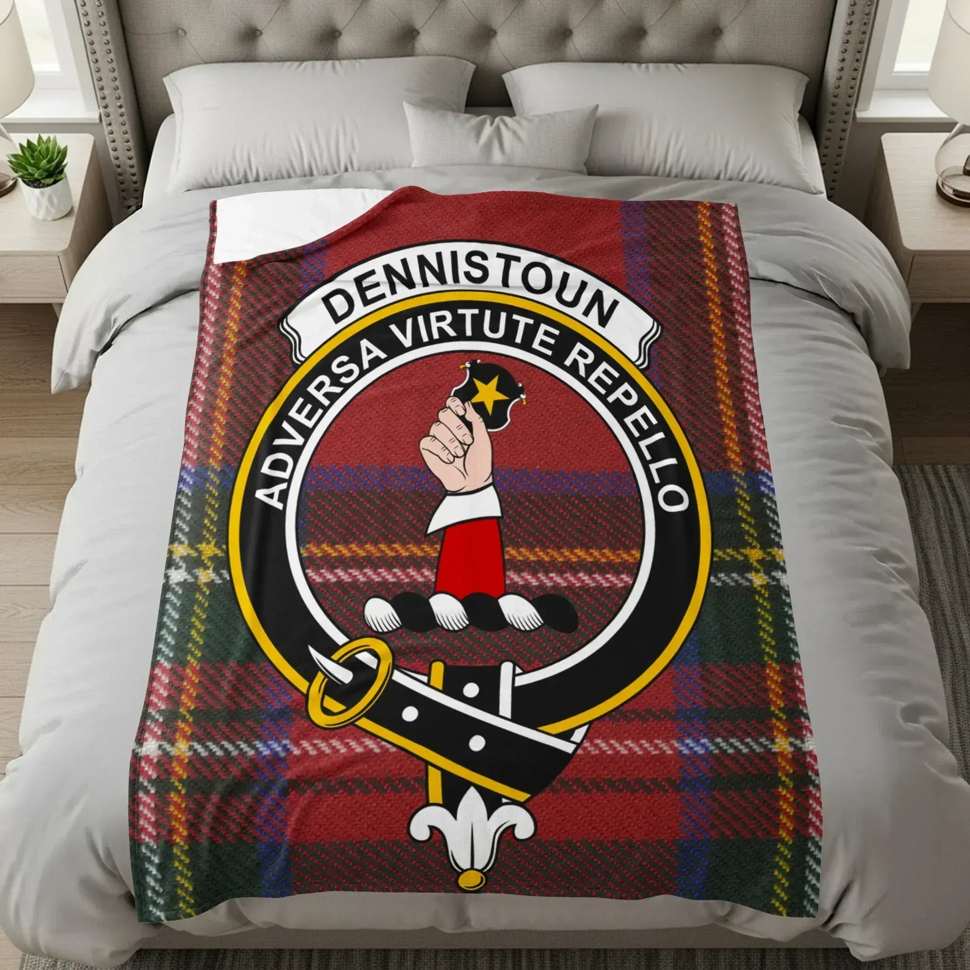 Dennistoun Family Crest Plush Blanket product