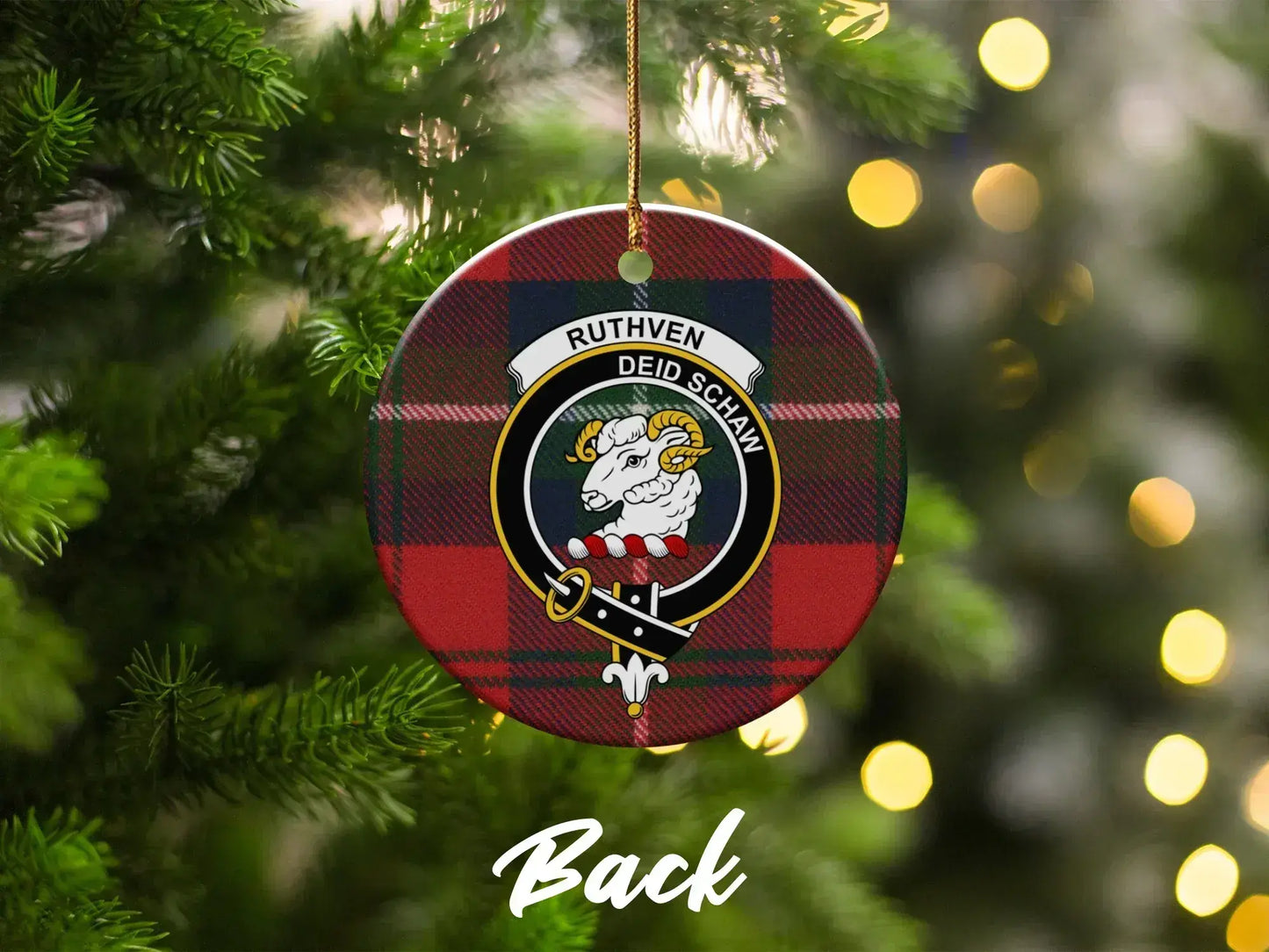 Scottish Clan Crest Personalized Ornament product