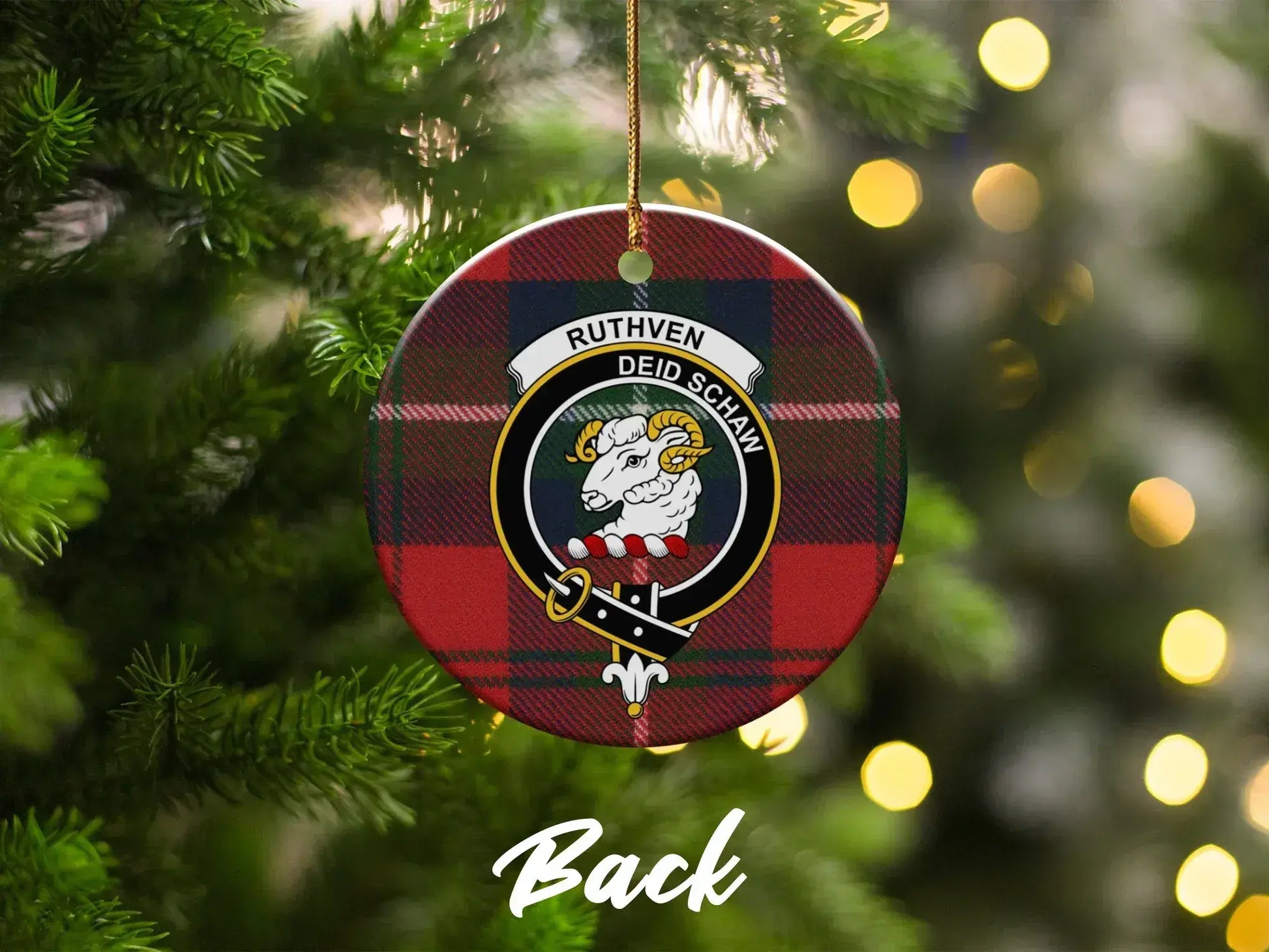 Scottish Clan Crest Personalized Ornament product