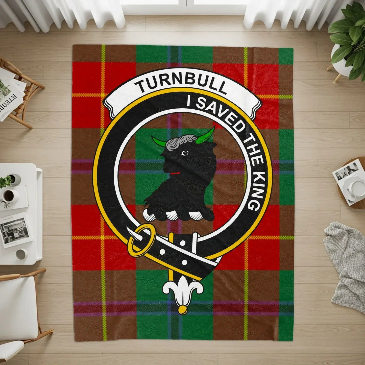 Turnbull I Saved the King Tartan Plaid Rug product