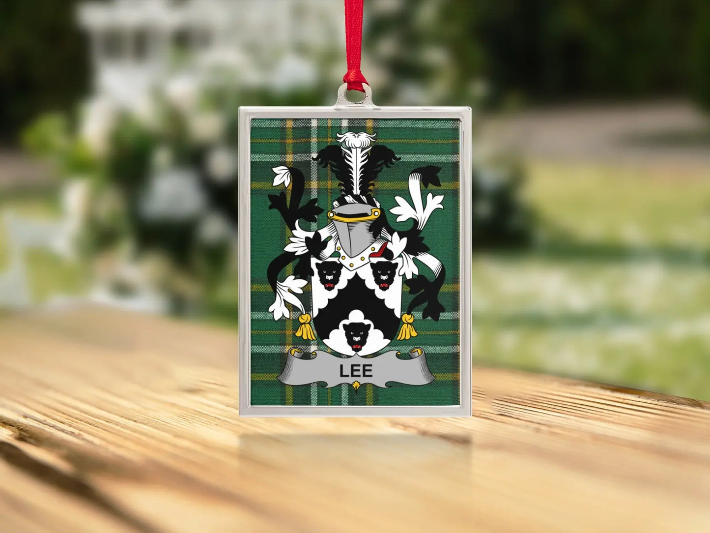 Personalized Lee Family Crest Ornament product type