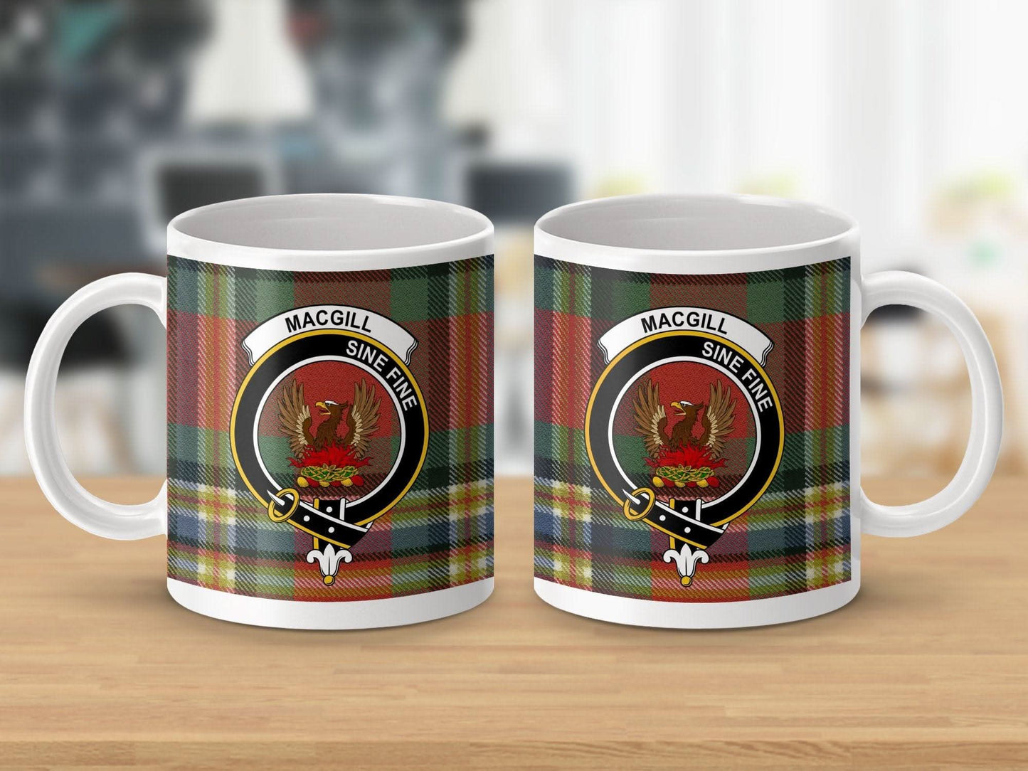MacGill Tartan Crest Mug Sine Fine Design product type