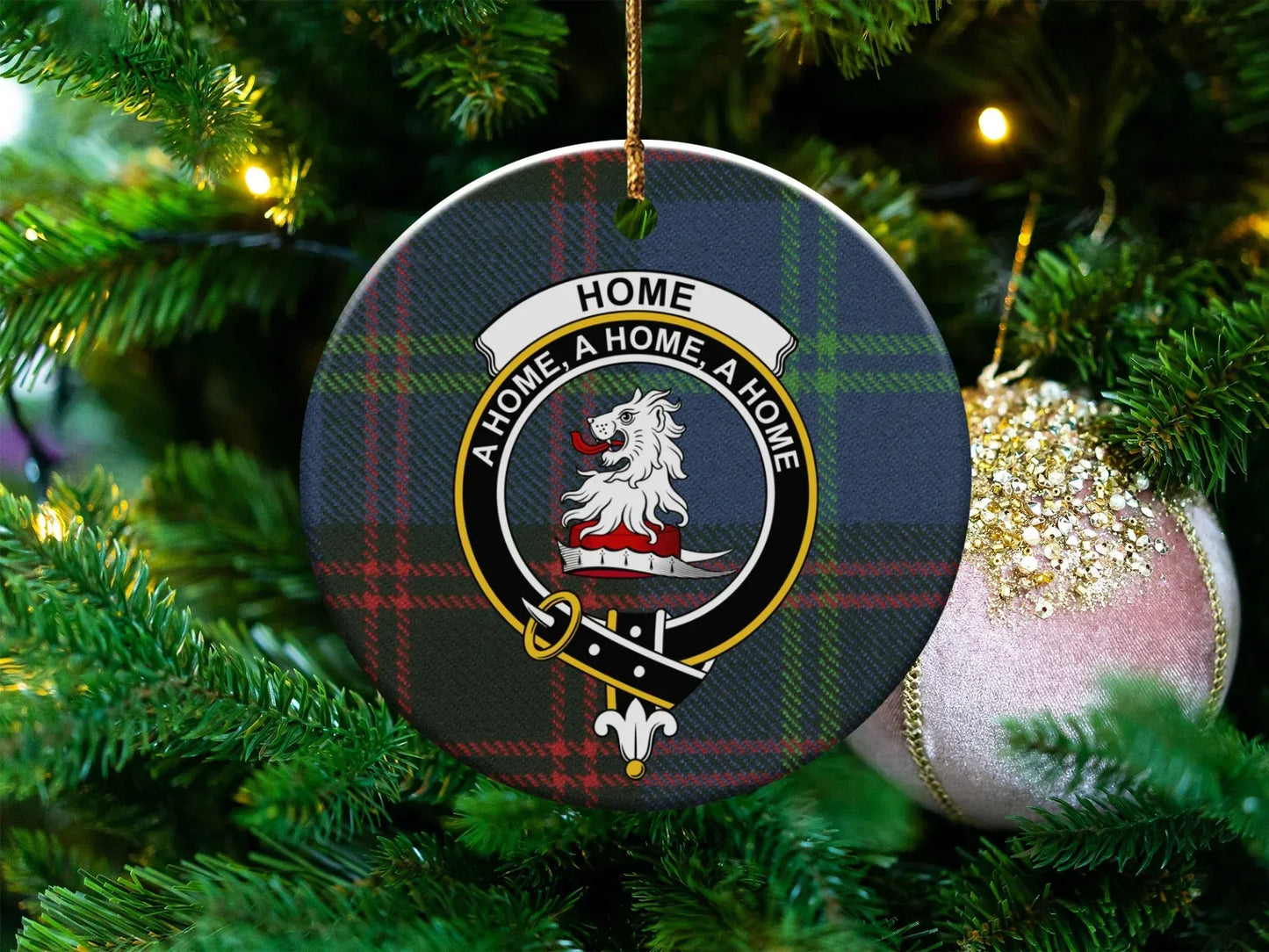 Clan Crest A Home A Home A Home Christmas Ornament product