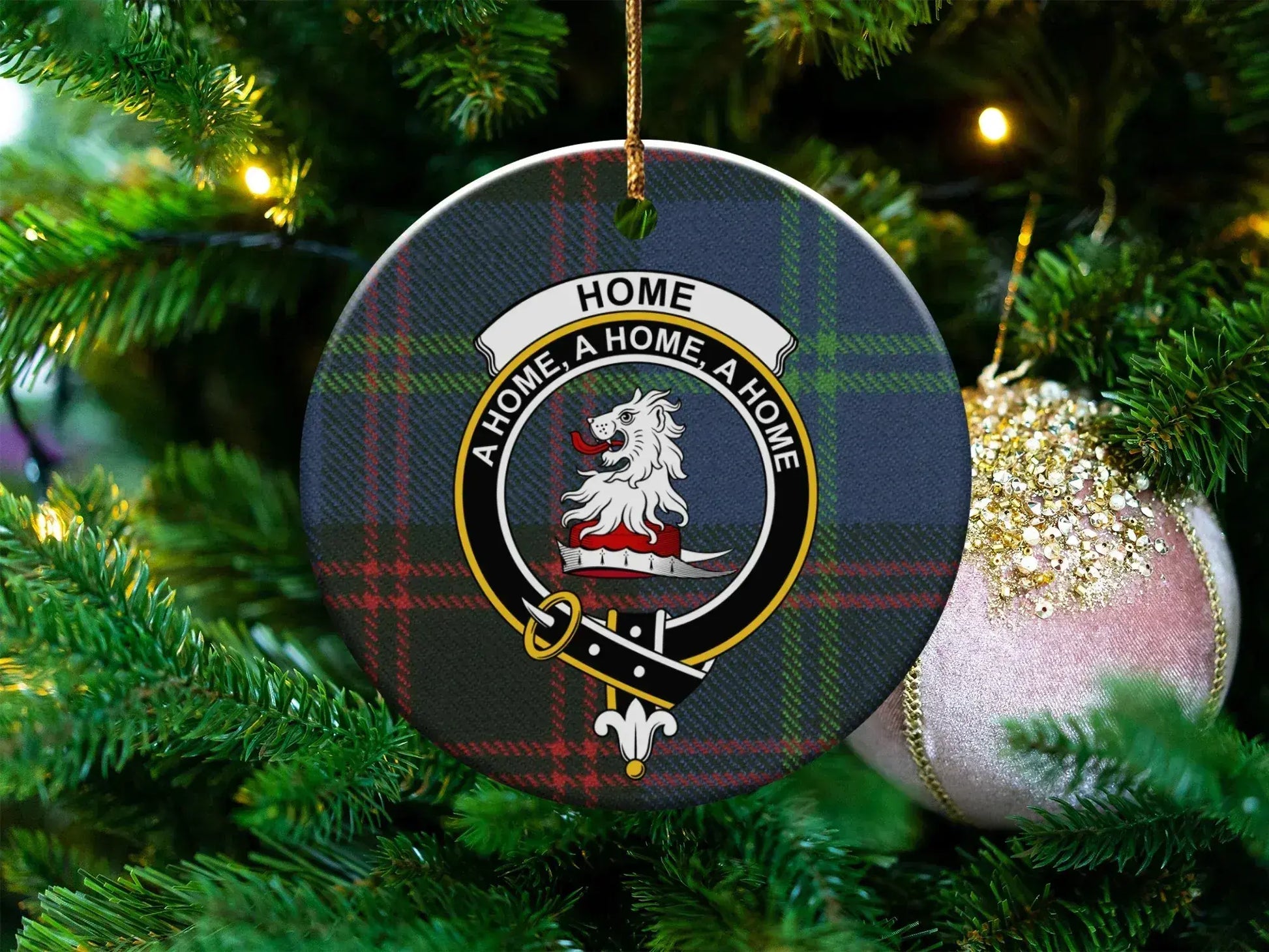 Clan Crest A Home A Home A Home Christmas Ornament product
