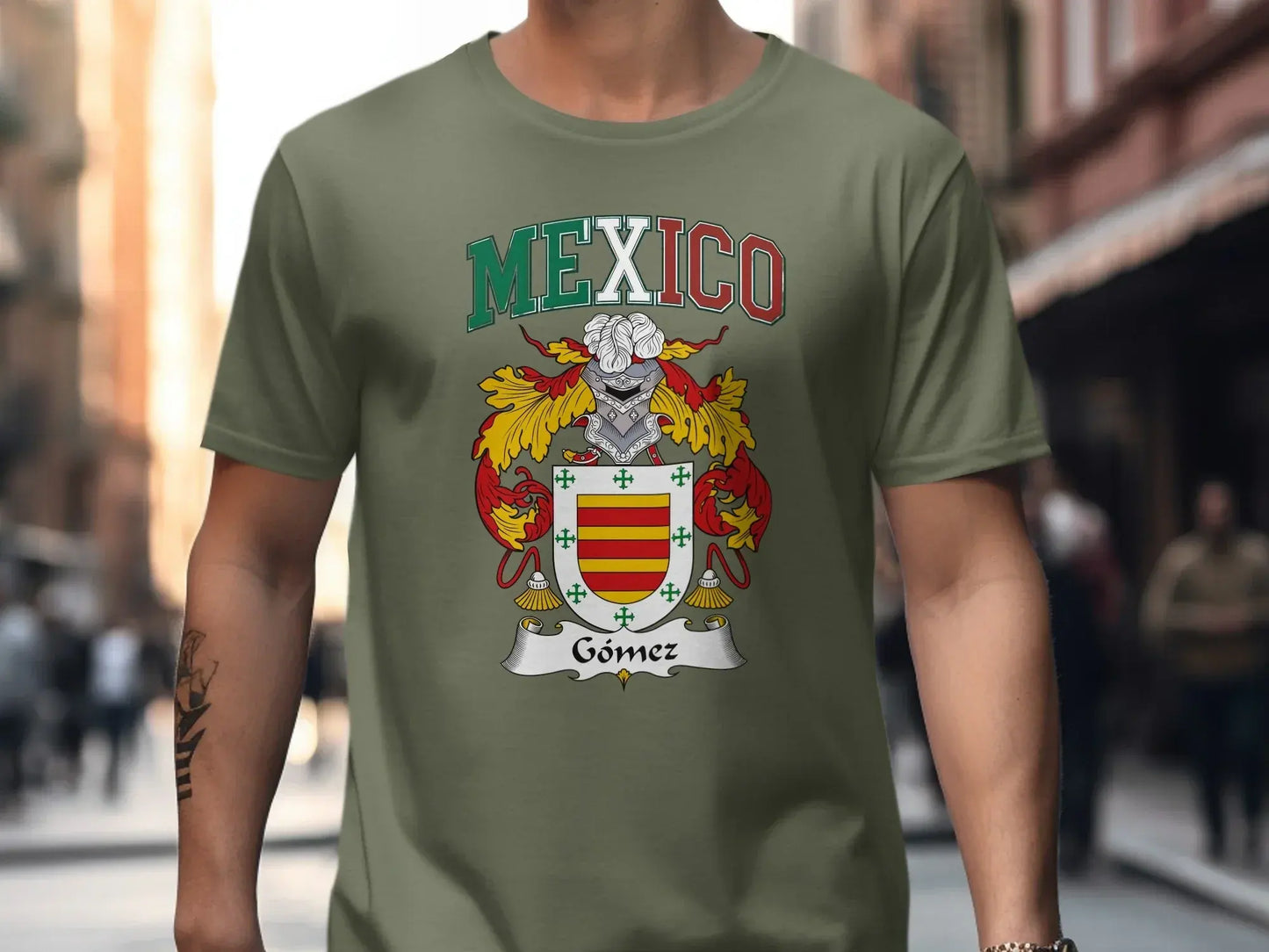 Mexico Gomez Family Crest Graphic Tee product