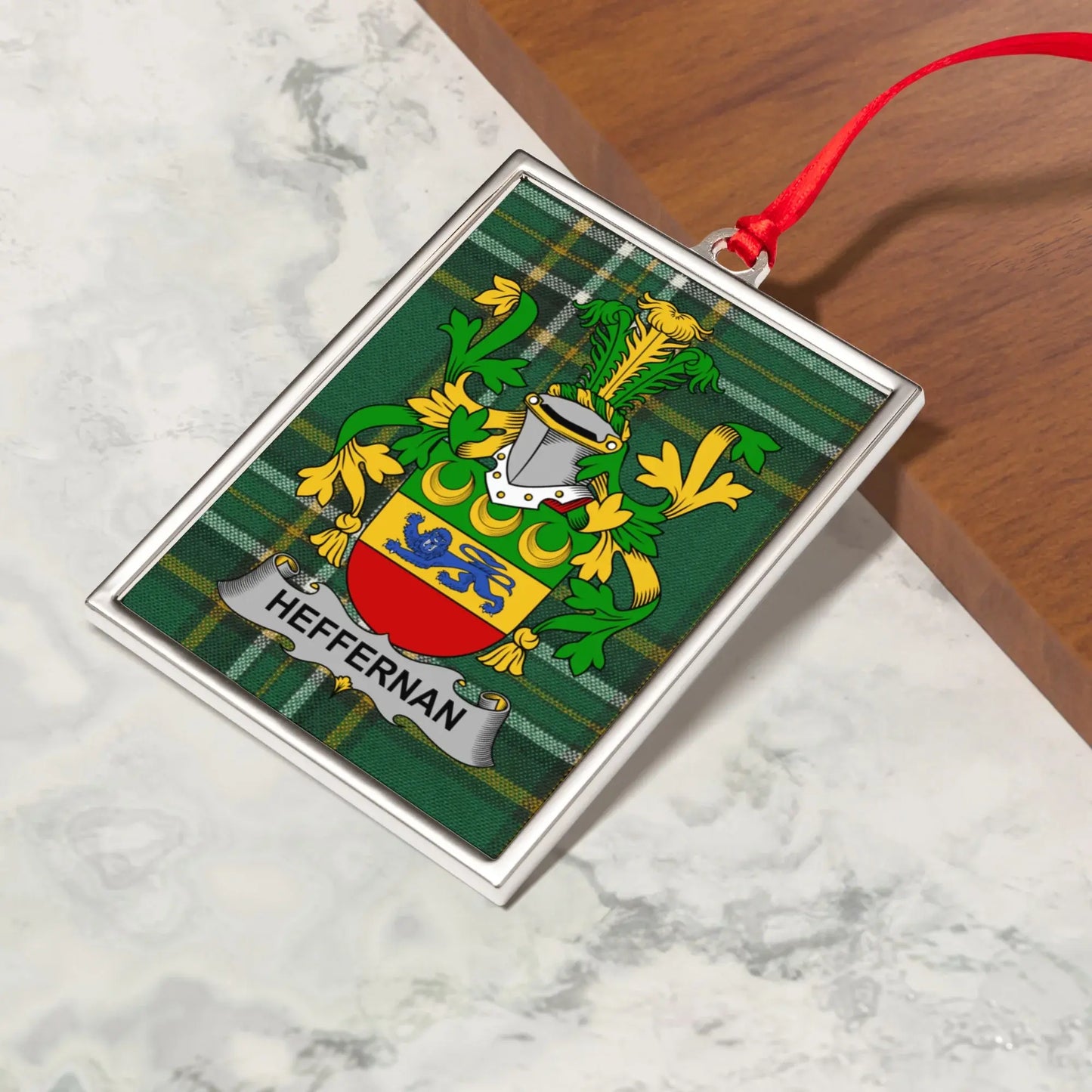 Heffernan Family Crest Design Ornament product type