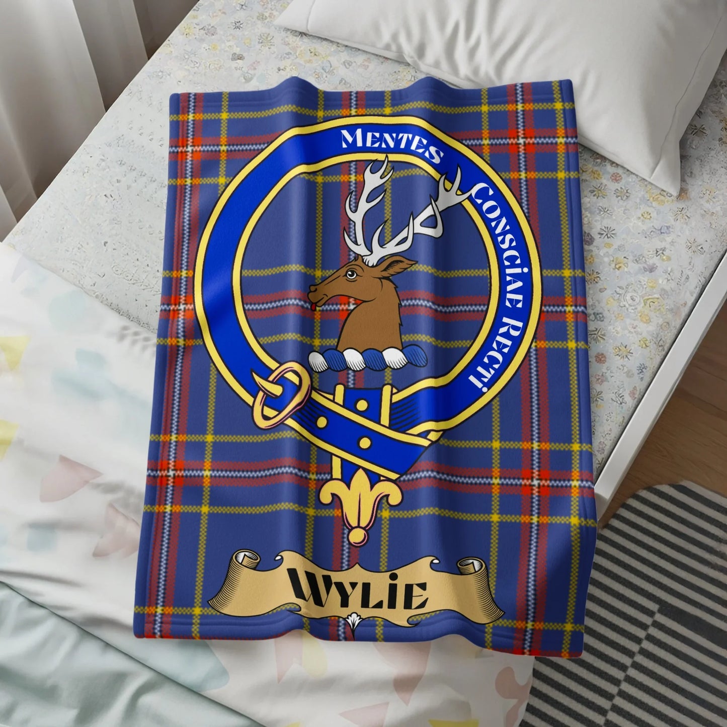 Scottish Tartan Clan Wylie Blanket for Cozy Product