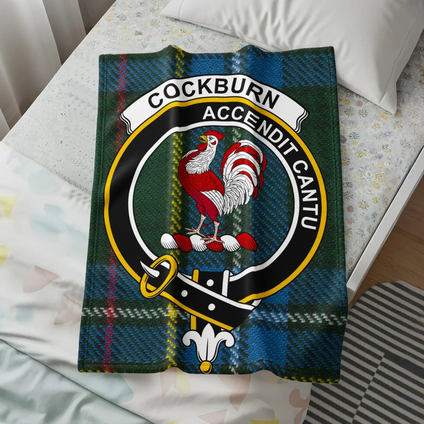 Cockburn Accendit Cantu Tartan Throw Blanket product type