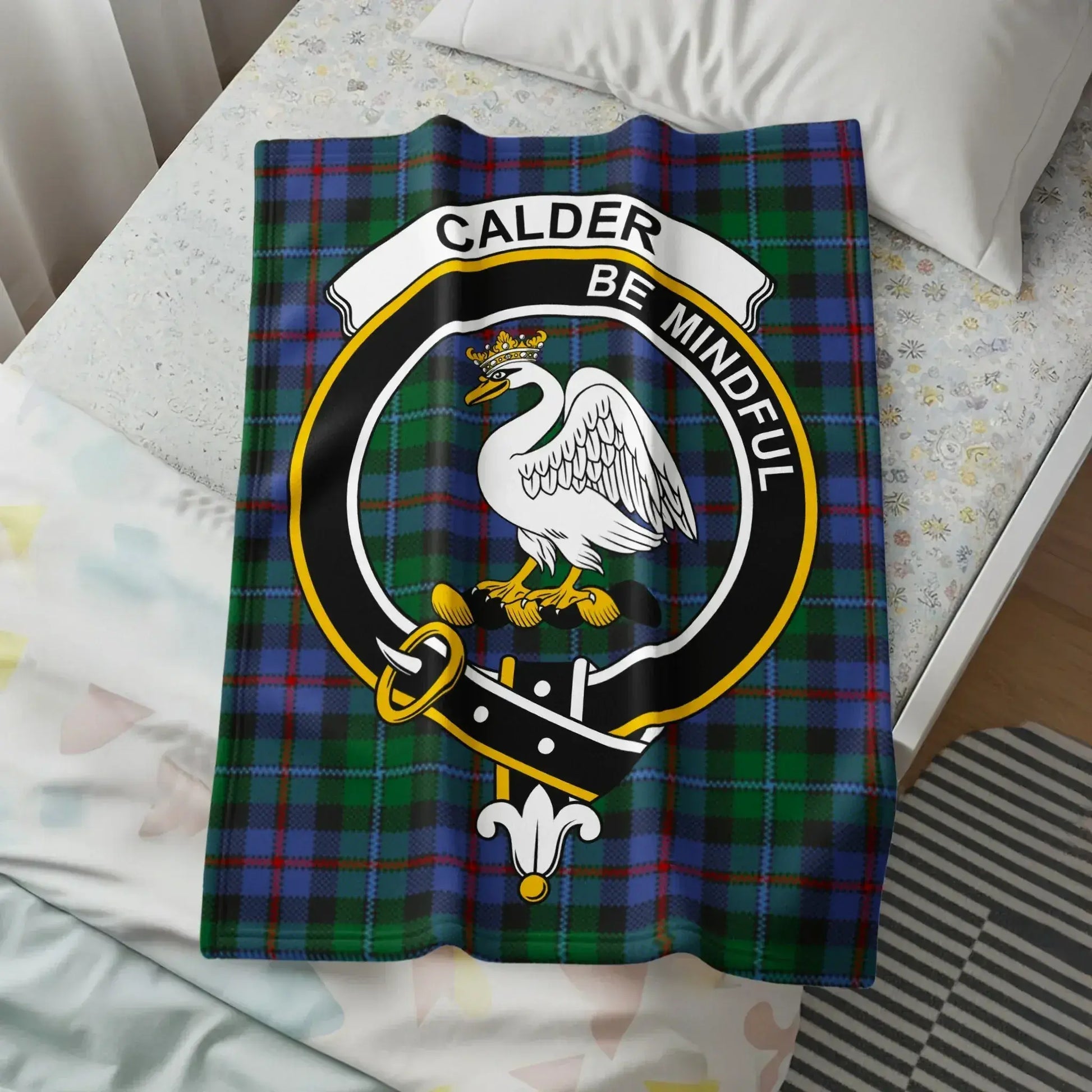Calder Be Mindful Family Crest Blanket product