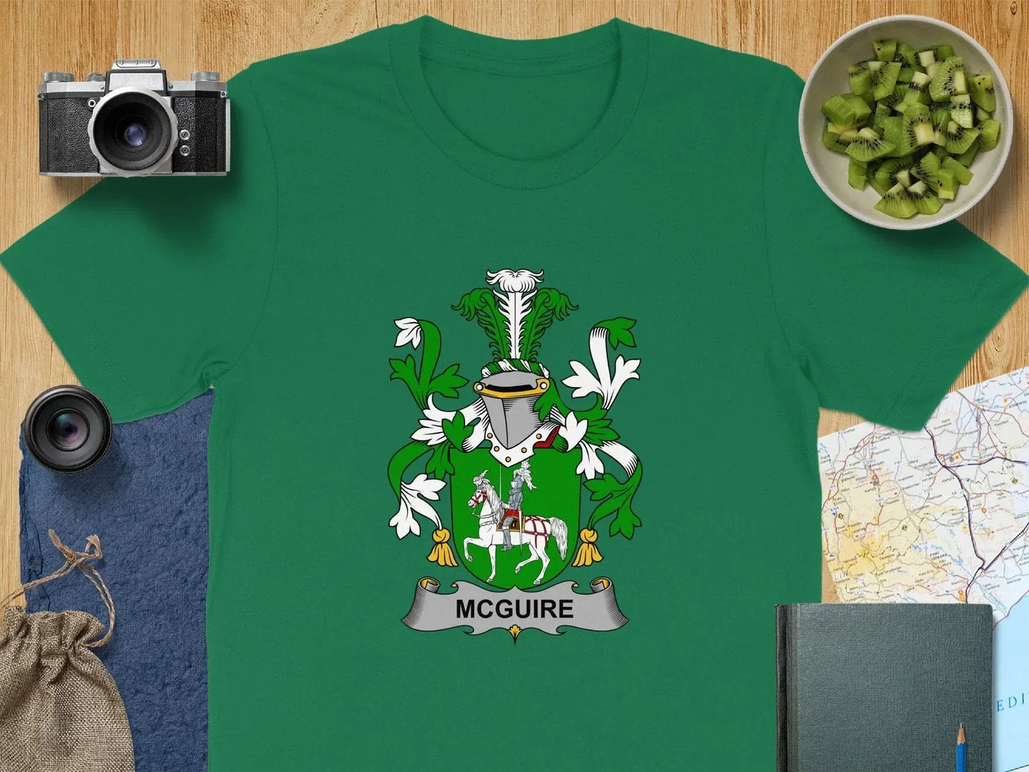 Heraldic Family Crest McGuire T-shirt product type
