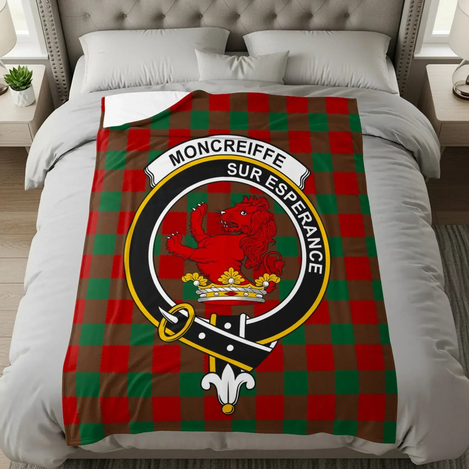 Moncreiffe Sur Esperance Emblem Plaid Throw Blanket product