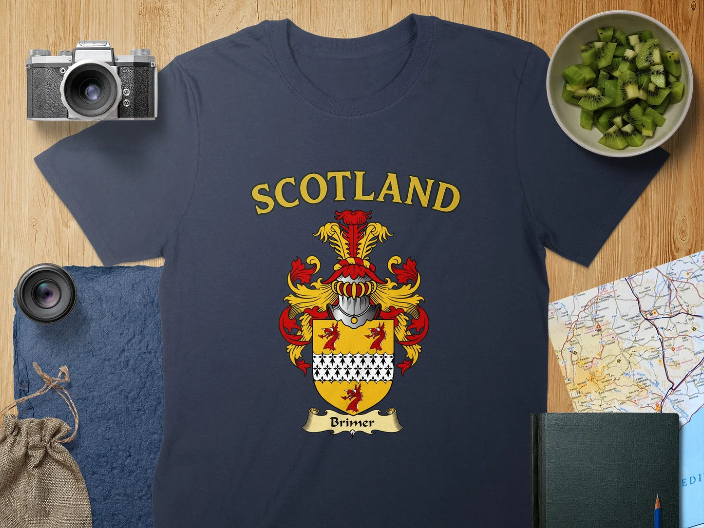 Scotland Family Crest Brimer Novelty T-Shirt product