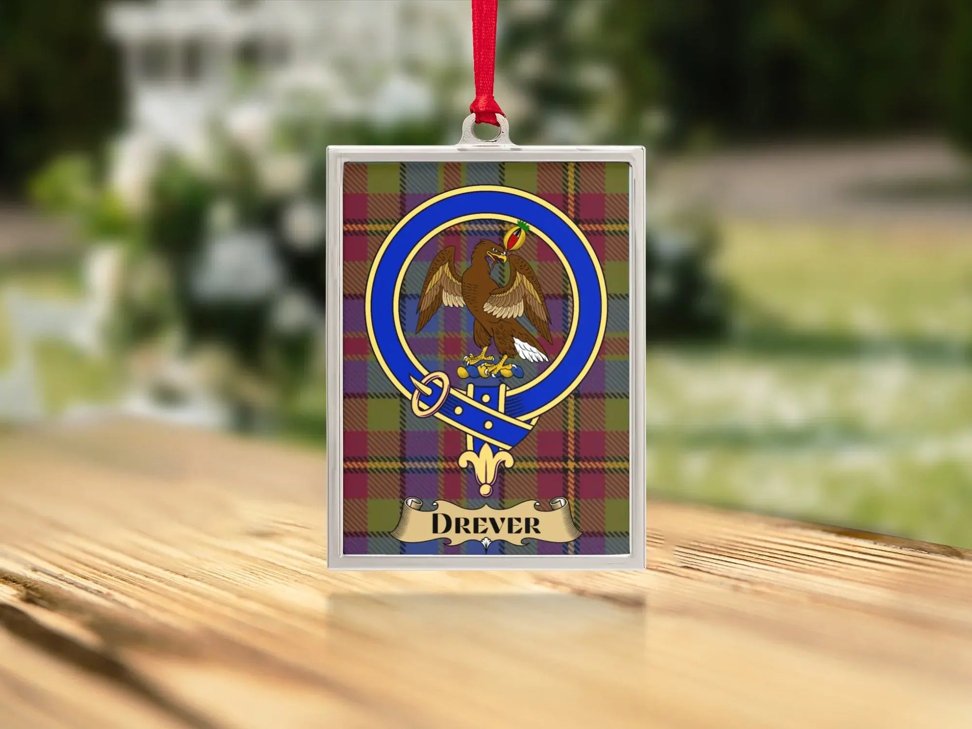 Plaid Heritage Family Crest Personalized Product