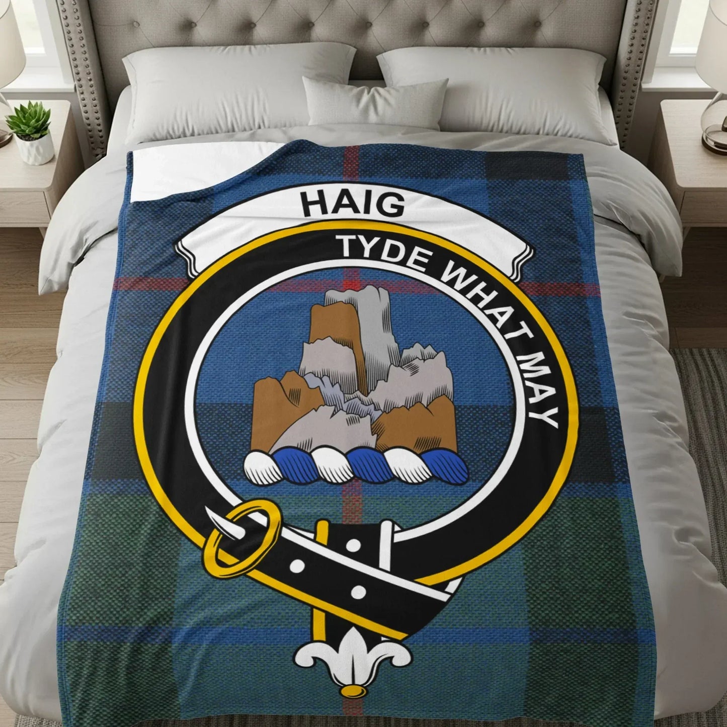 Haig Tyde What May Clan Tartan Blanket product