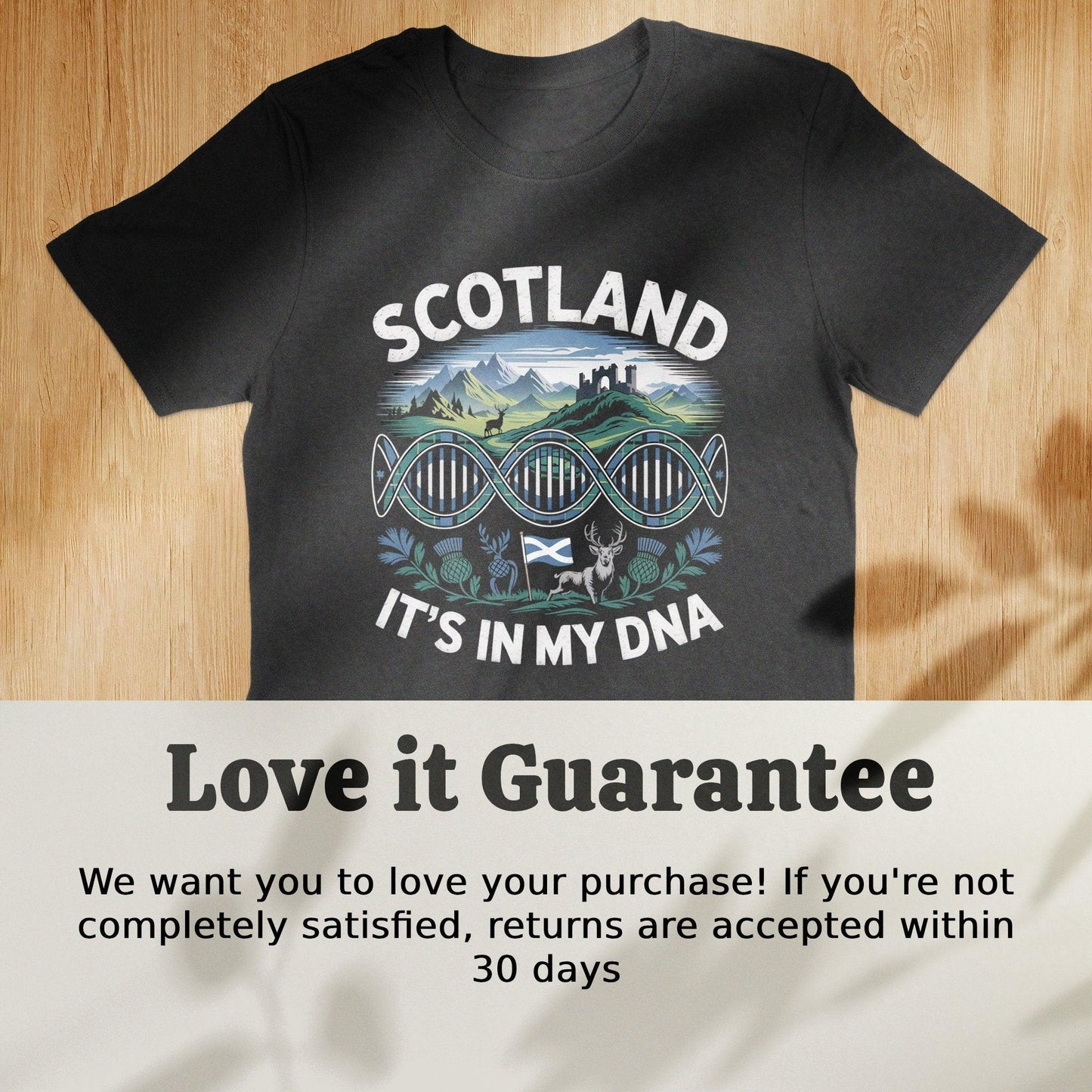 Scenic Highland Scotland It's In My DNA T-Shirt - Celtic Ancestry Gifts
