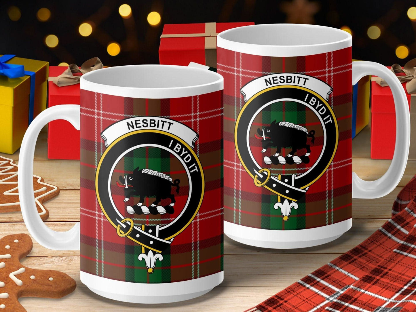 Personalized Scottish Clan Tartan Novelty Mug gift product type