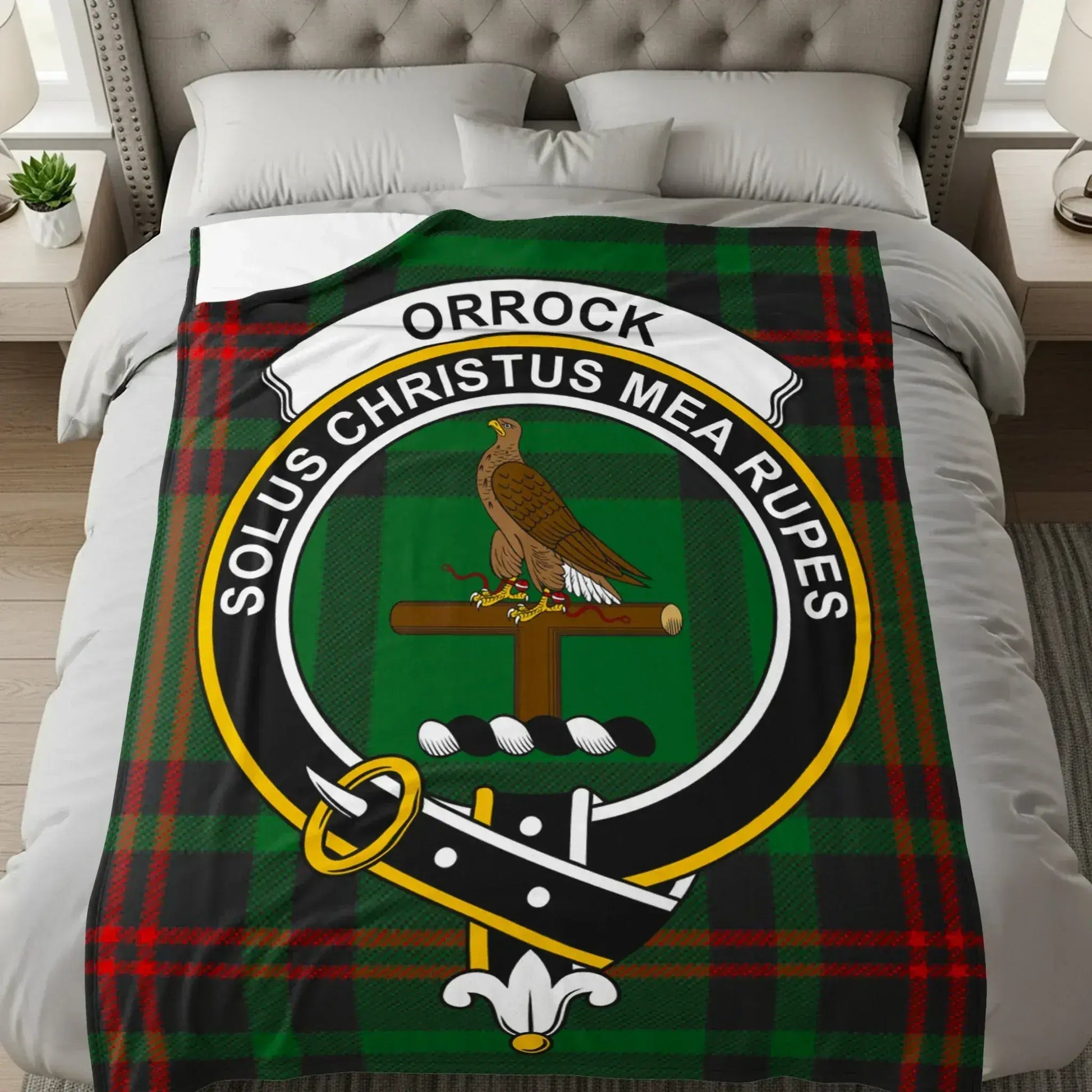 ORROCK Solus Christus Mea Rupes Tartan Blanket product