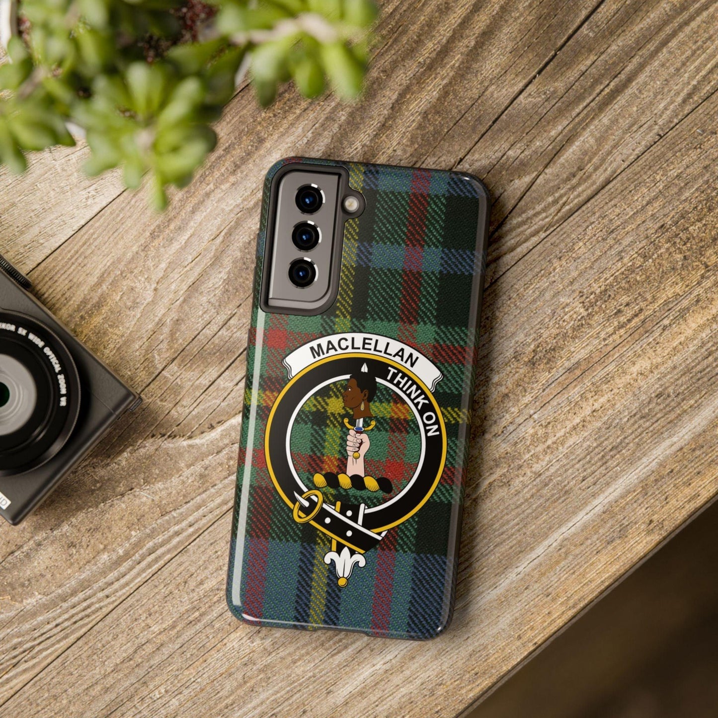 MacLellan Clan Scottish Tartan Cell Phone Case - Celtic Ancestry Gifts