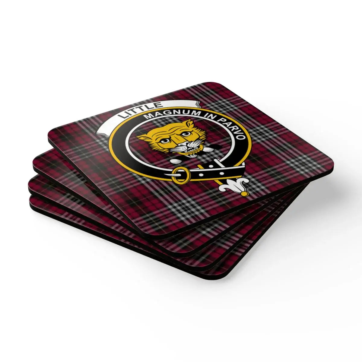 Little Magnum in Parvo Plaid Coaster Set product type