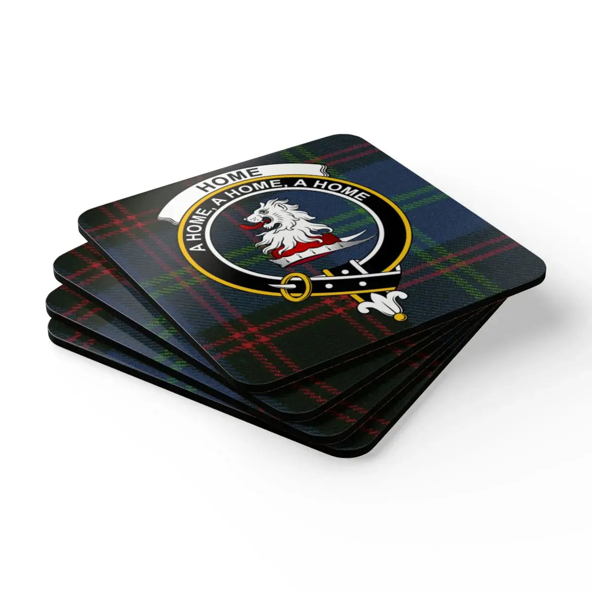 Custom Home Clan Crest Coasters Set Product