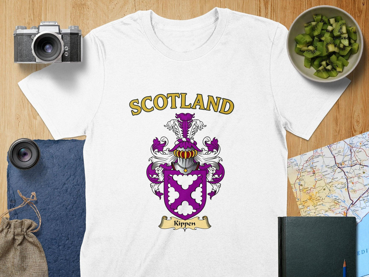 Scotland Kippen Crest Family Heritage T-shirt product