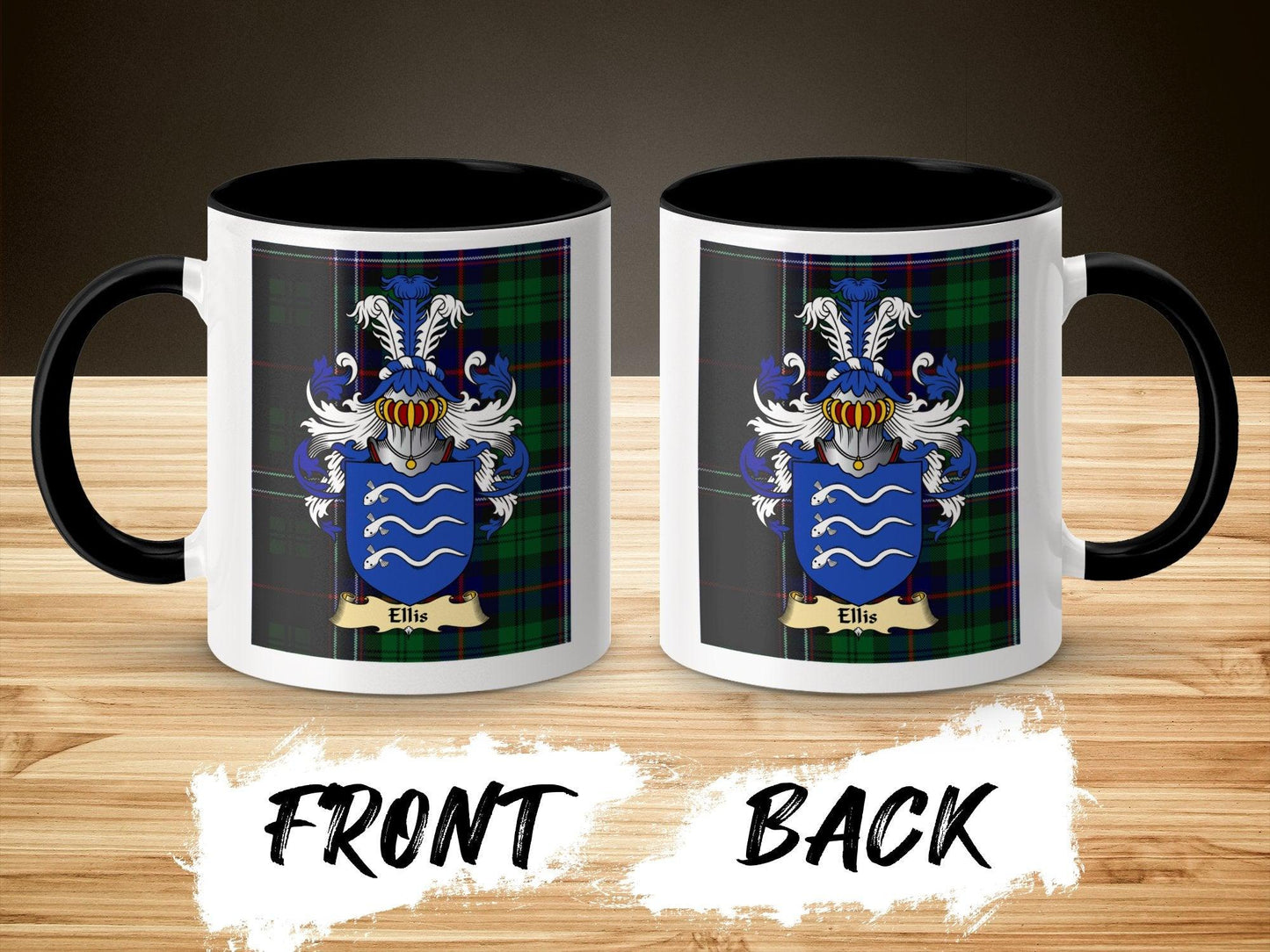 Clan Ellis Coat Of Arms Scottish Mug - Celtic Ancestry Gifts