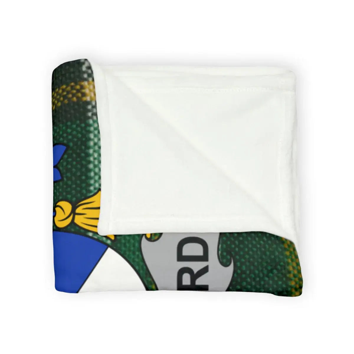 Vibrant Family Crest Design Decorative Blanket product type