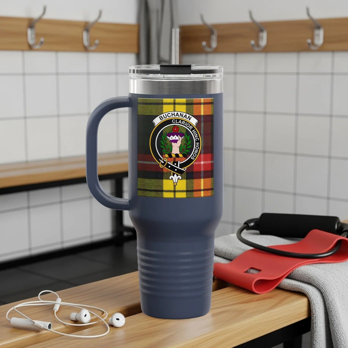 Buchanan Clan Tartan Insulated Travel Mug product