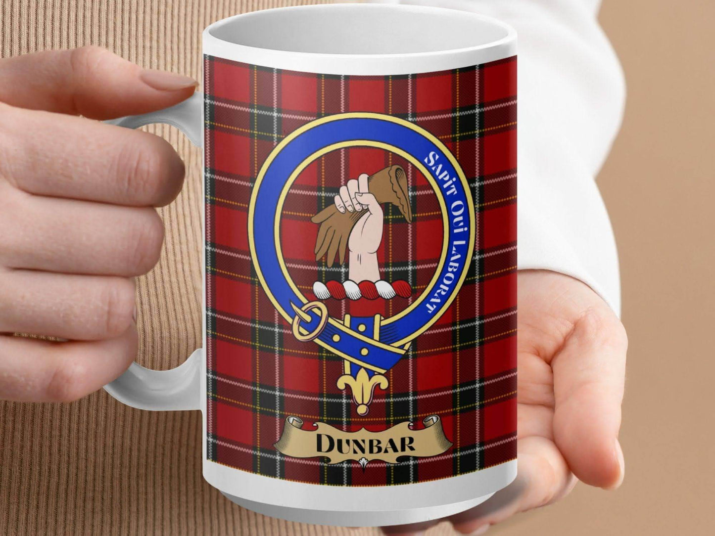 Clan Dunbar Scottish Tartan Emblem Coffee Mug product