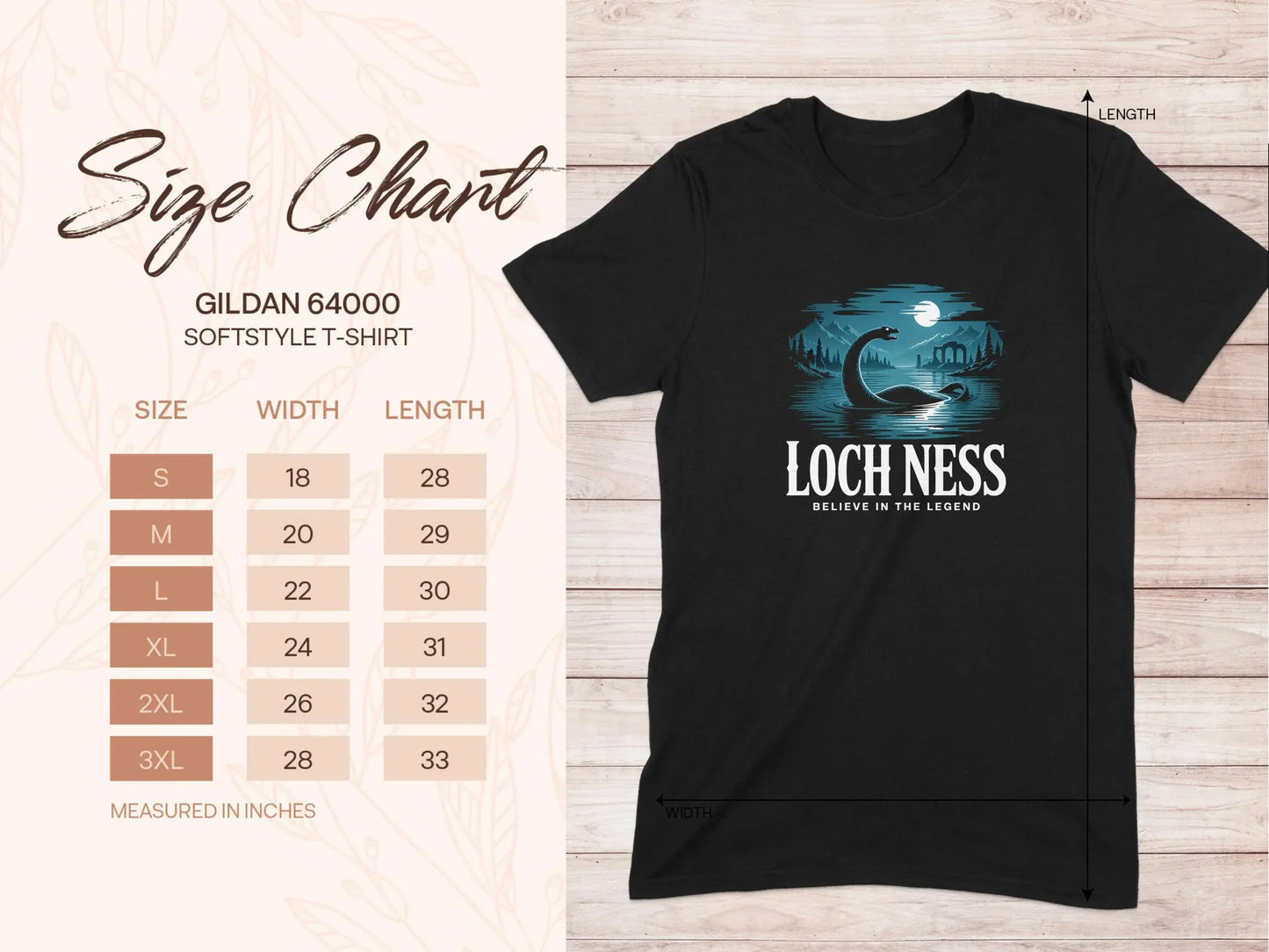 Loch Ness Believe In The Legend Softstyle T-Shirt product