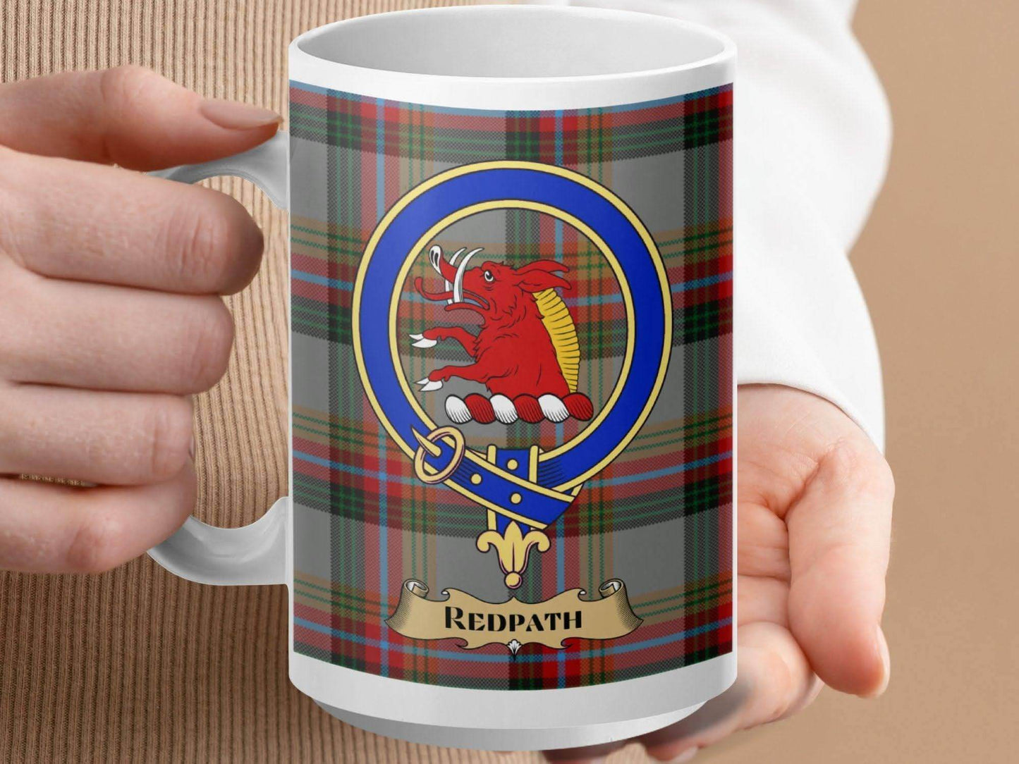 Scottish Clan Redpath Crest Ceramic Mug product