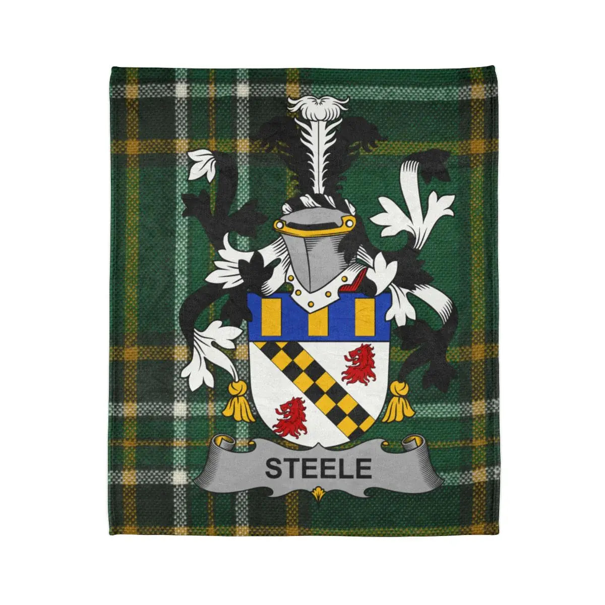 Customizable Steele Family Crest Blanket product