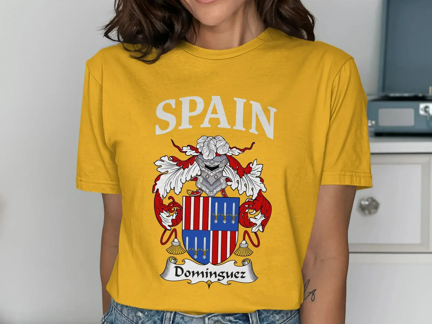 Spain Dominguez Crest Family Heritage Shirt product