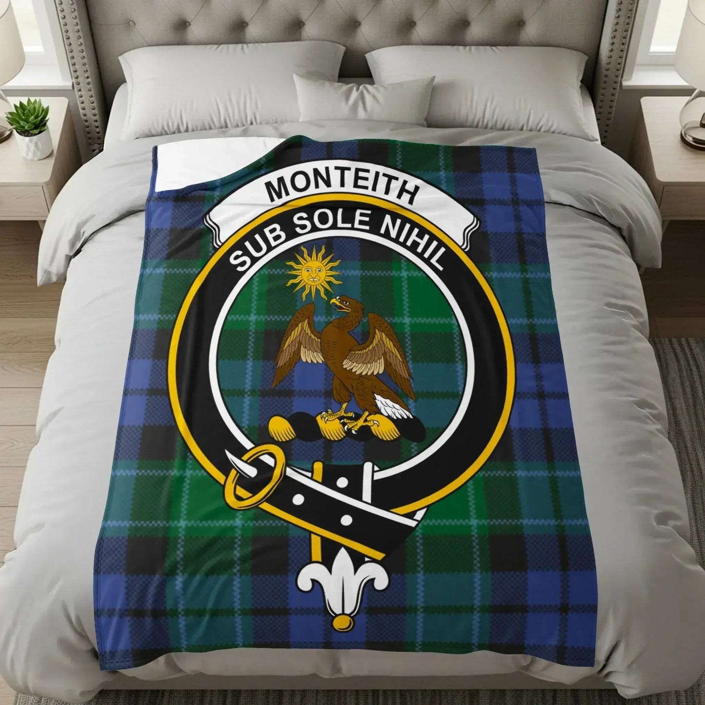 Monteith Sub Sole Nihil Tartan Plaid Throw product