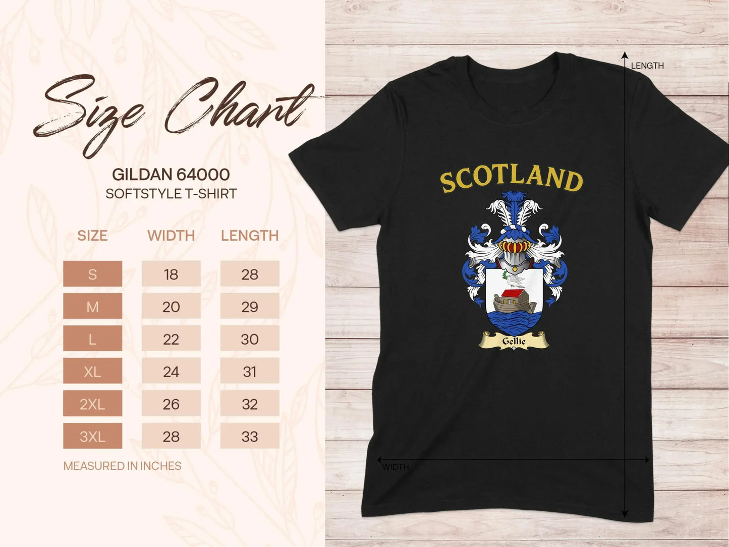 Scotland Family Crest Graphic Print Tee Shirt product type
