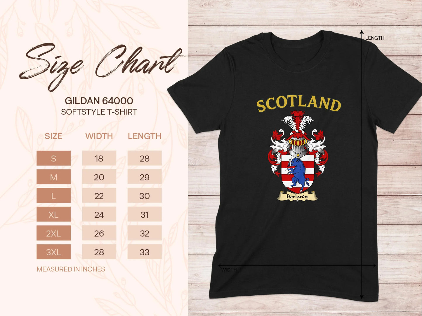 Scotland Coat of Arms Short Sleeve T-Shirt product type