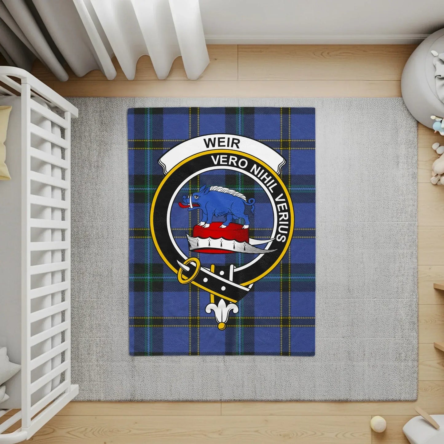 Weir Scottish Tartan Crest Display Decor product type