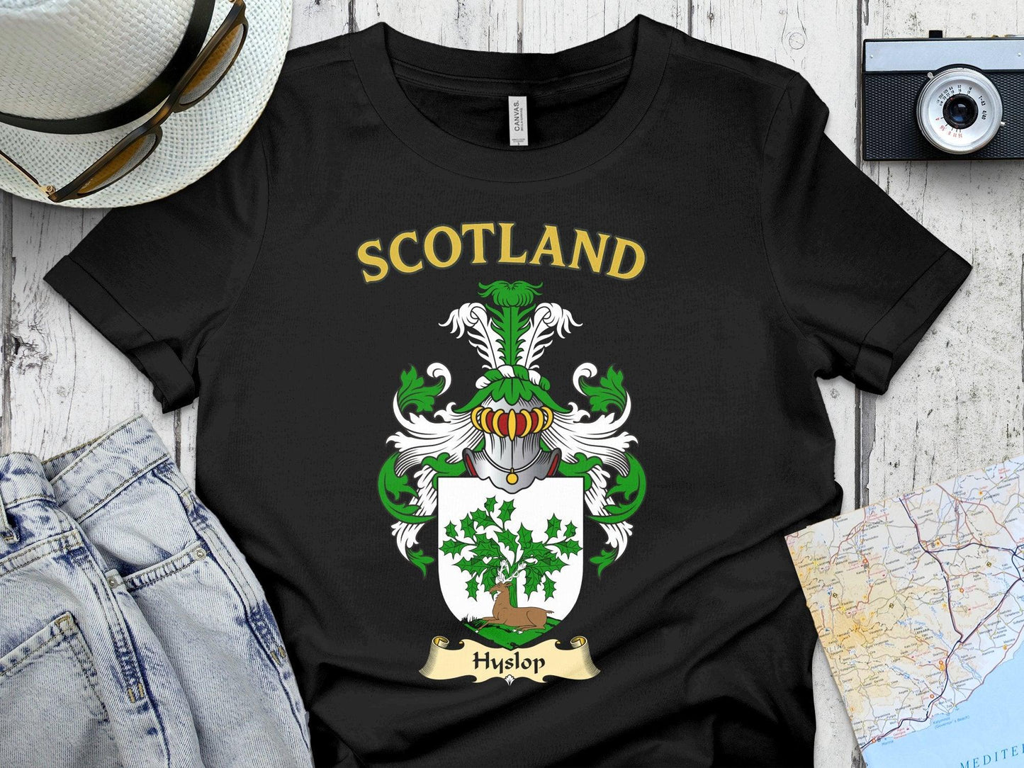 Scotland Family Crest T-Shirt Historian Lover Gift product type