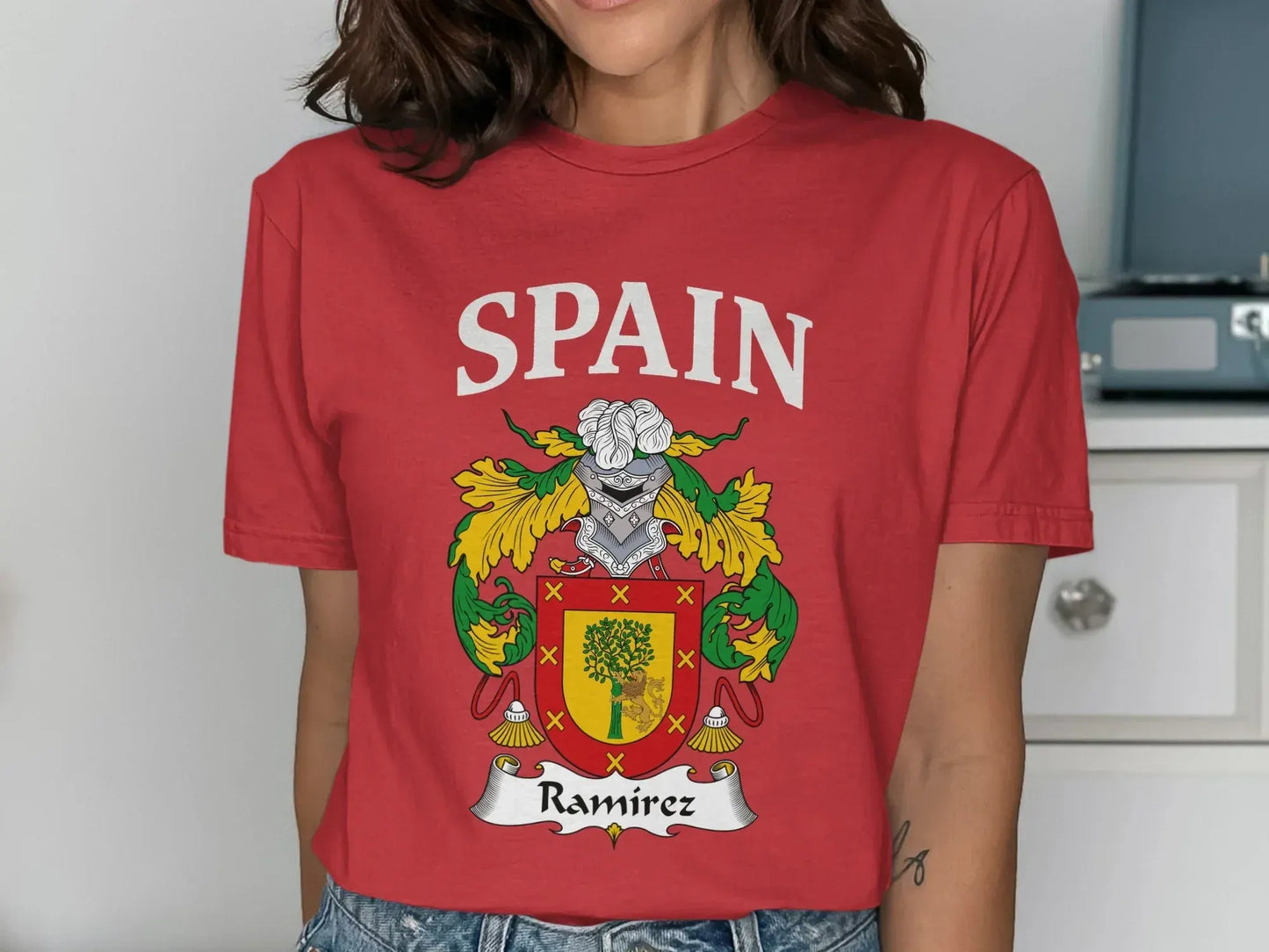 Spain Ramirez Family Crest T-Shirt product type