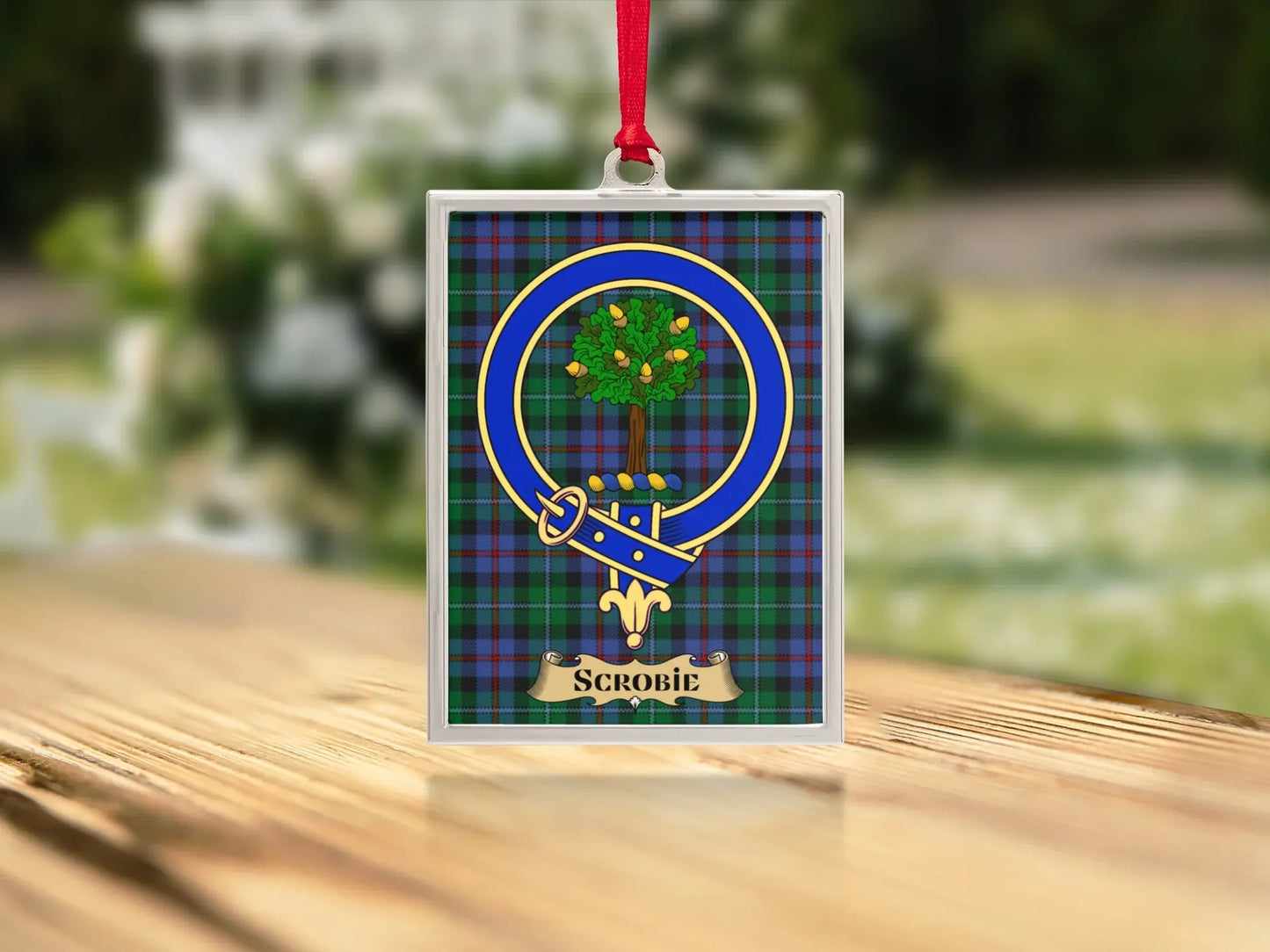 Scottish Tartan Scrobis Ornament Decorative Product