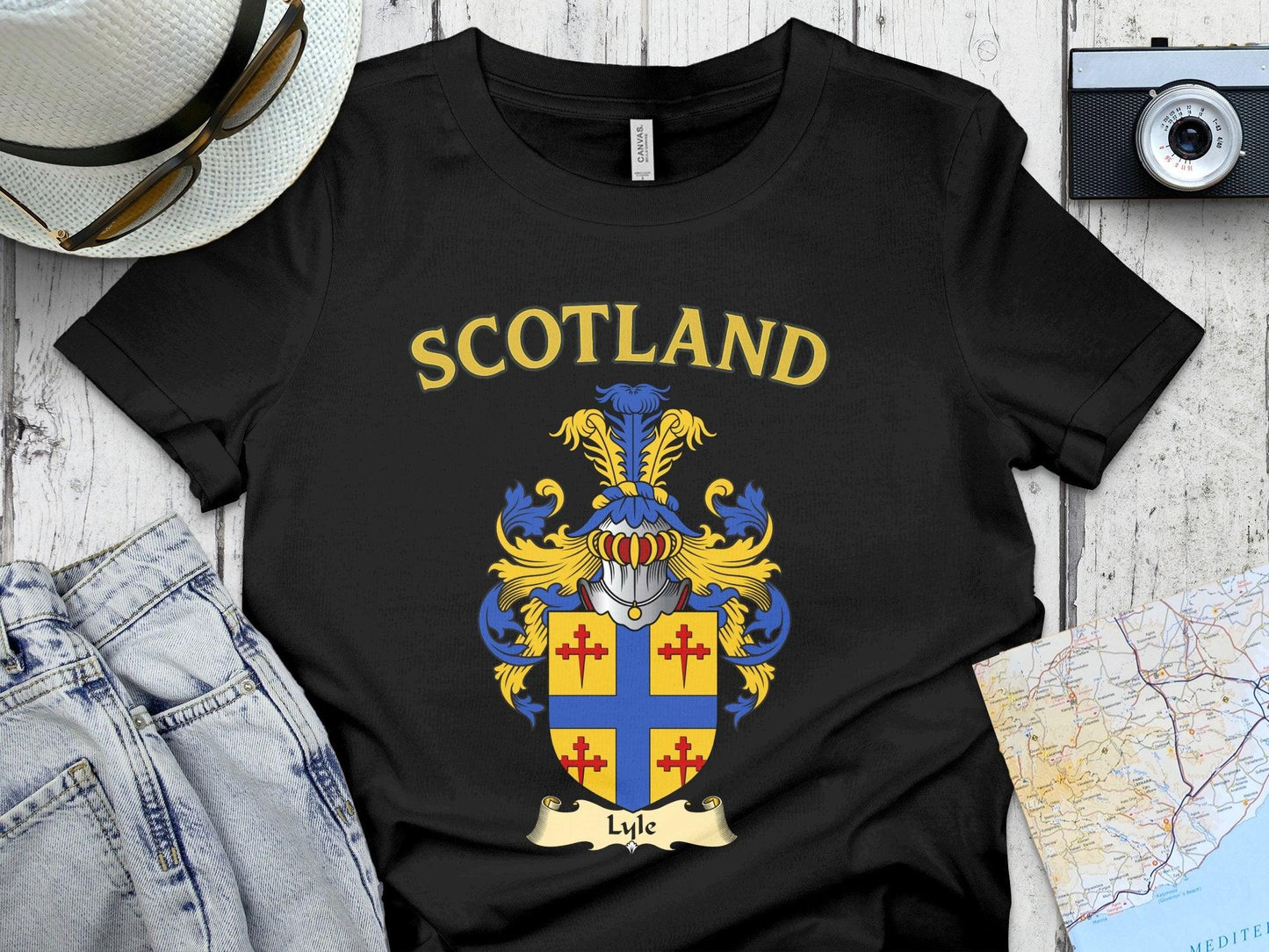 Scotland Lyle Family Crest Graphic T-Shirt product