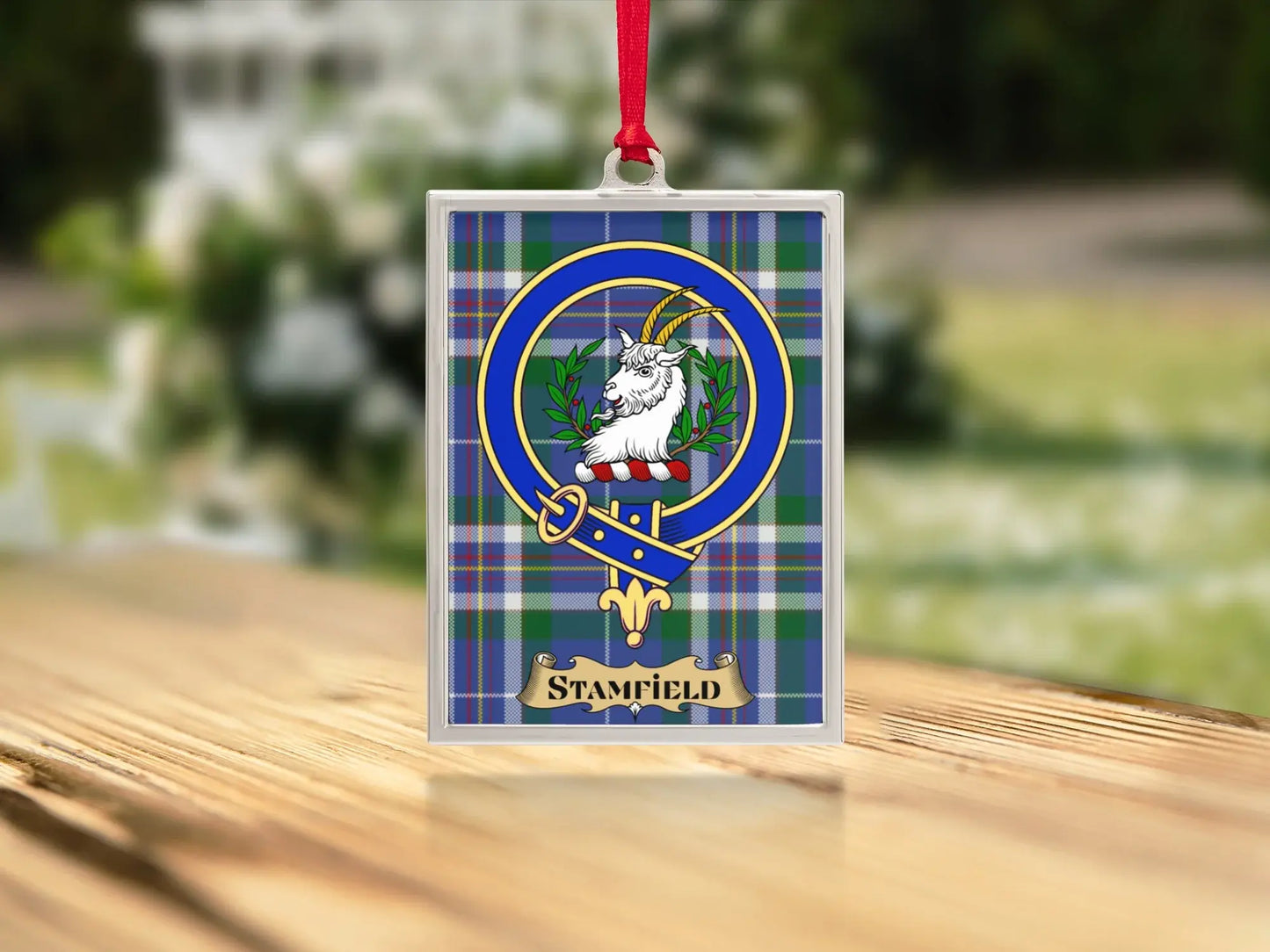 Stamfield Family Crest Tartan Plaid Bookmark product