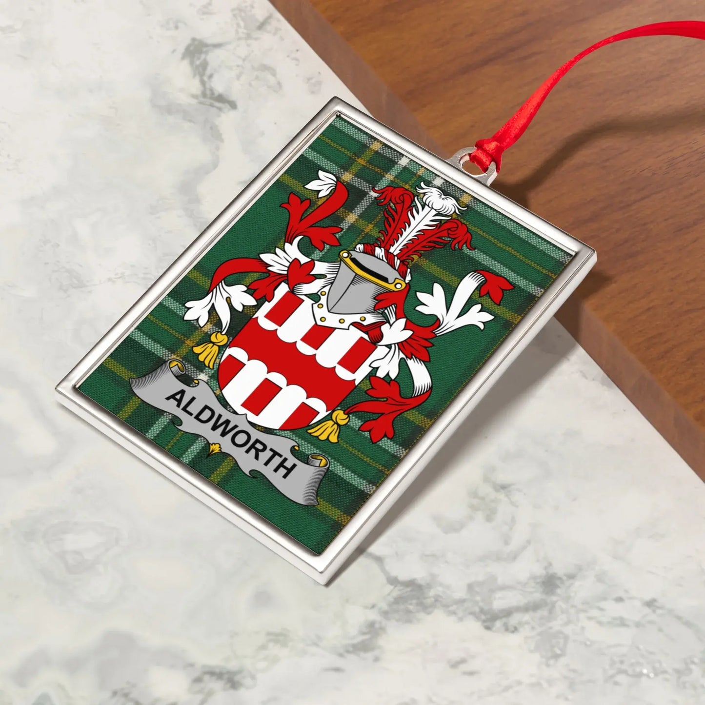 Aldworth Family Coat of Arms Ornament product type